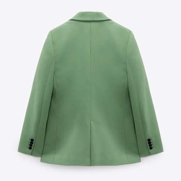 Zara NWT Straight Cut Buttoned Blazer and Pants Set - Picture 3 of 11